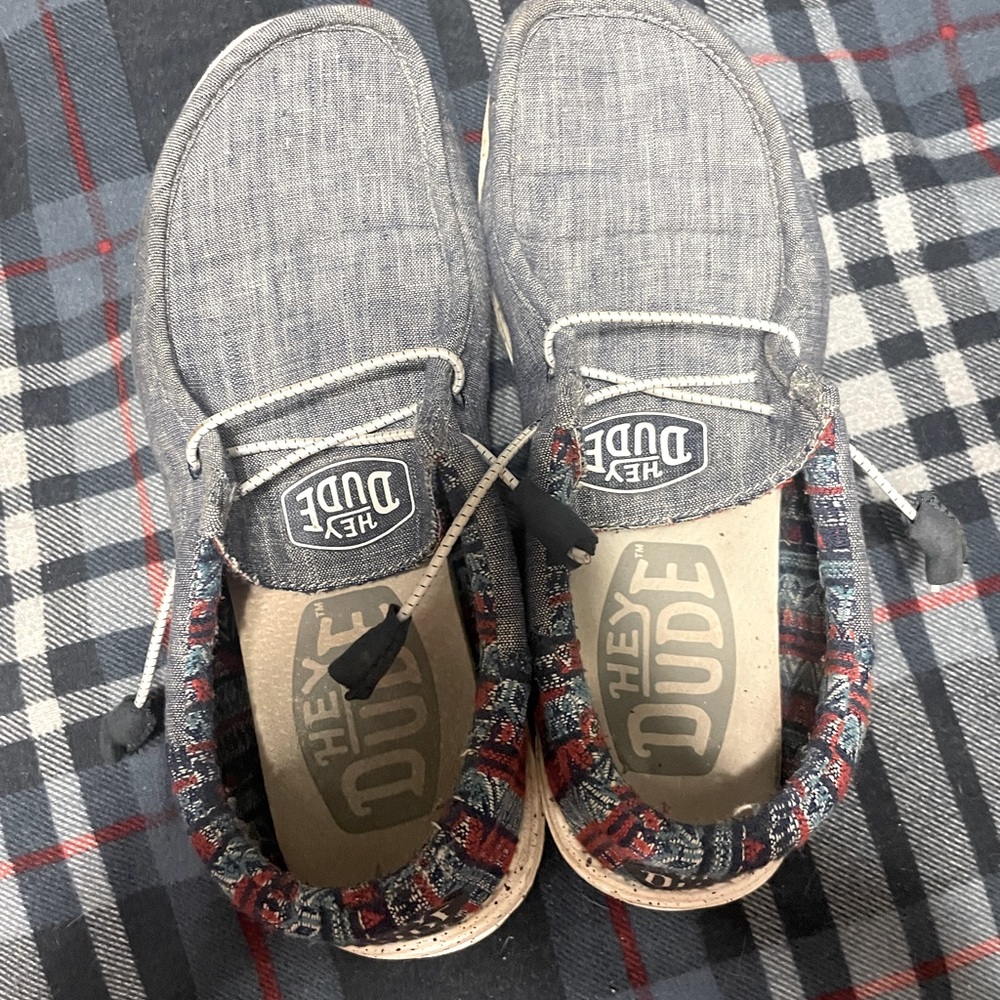 Hey Dude Blue Slip-On Shoes